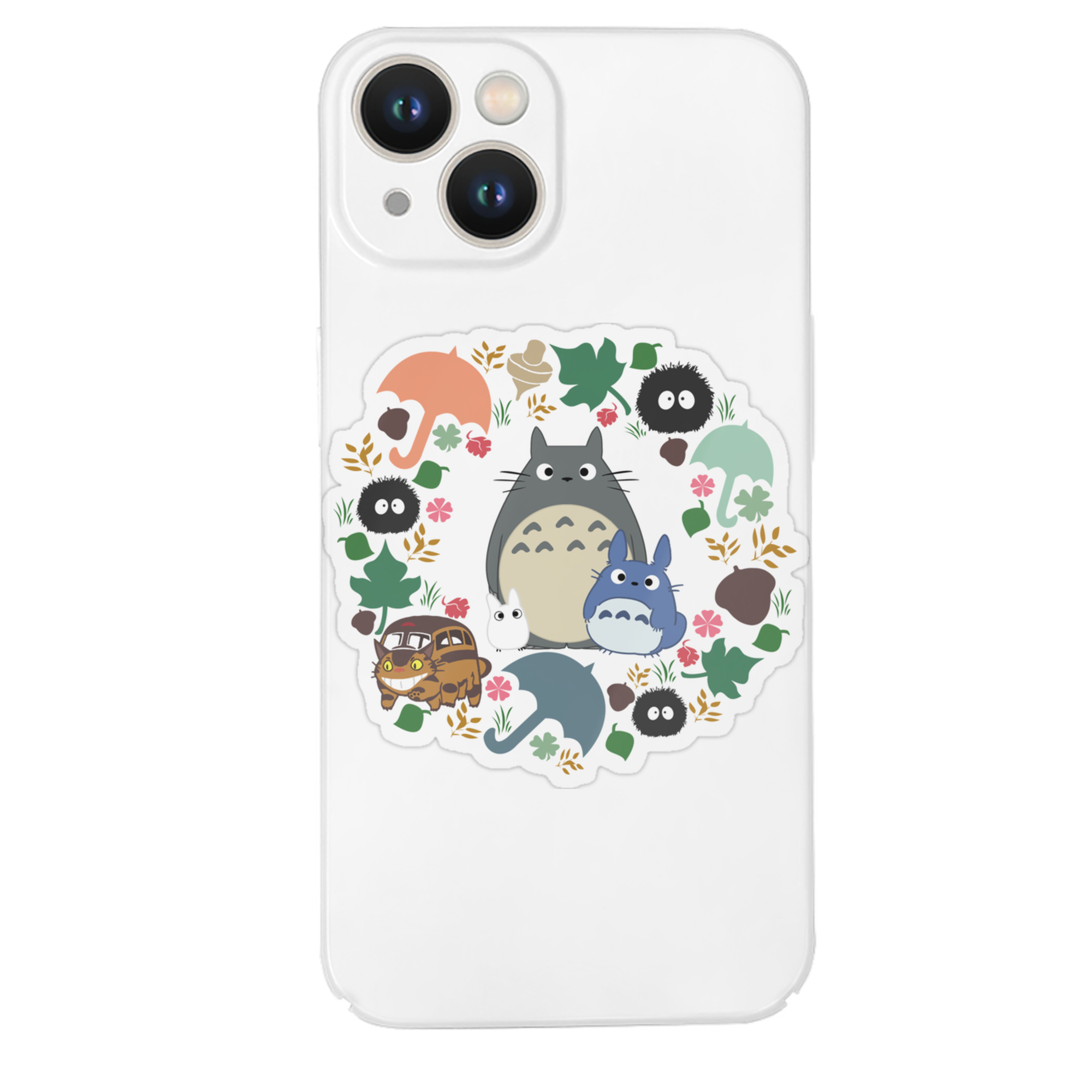 （画像用） となりのトトロ 草壁メイ 草壁サツキ My Neighbor Totoro Satsuki Kusakabe Mei Kusakabe 【iPhone 14シリーズ対応】ハードケース